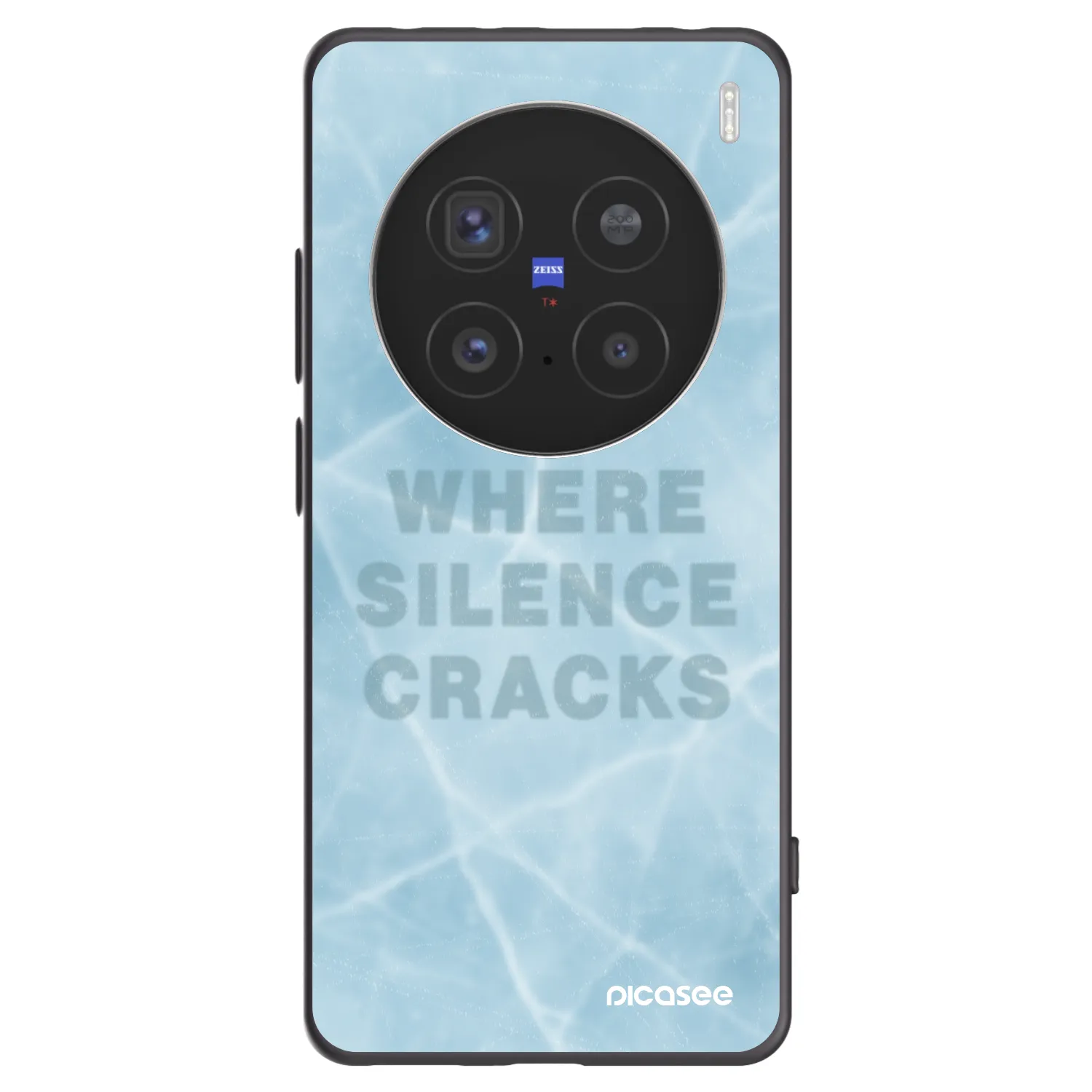 Picasee silikonový černý obal pro Vivo X200 Pro - SILENCE