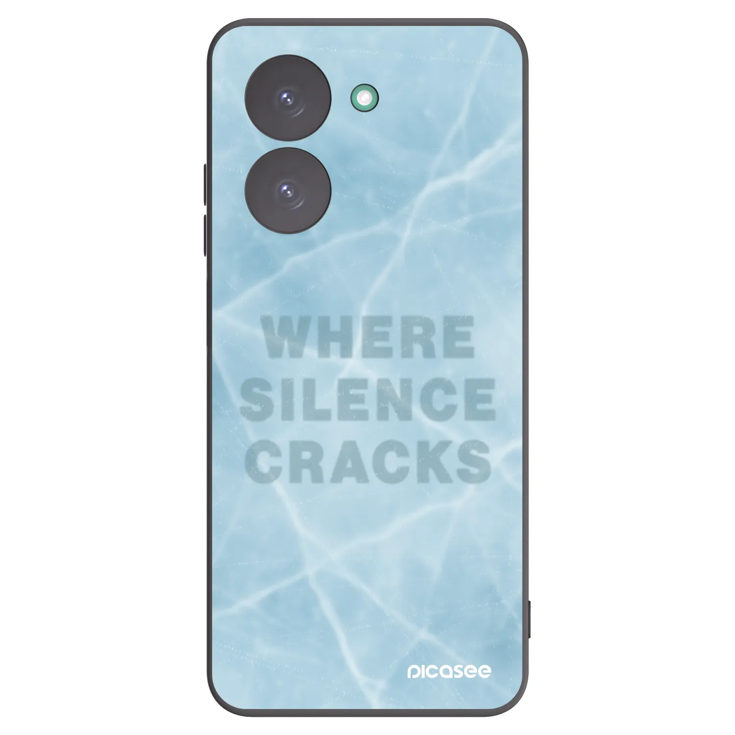 Picasee silikonový černý obal pro Xiaomi Redmi A5 - SILENCE