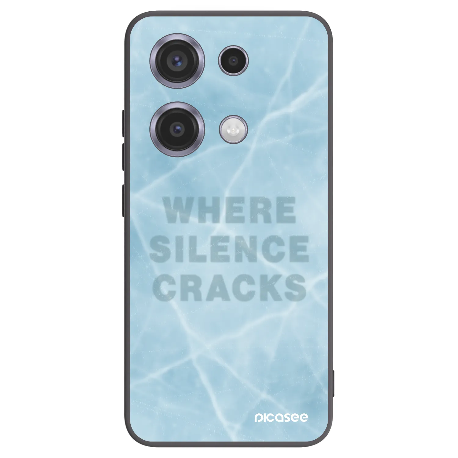 Picasee silikonový černý obal pro Xiaomi Redmi Note 14S - SILENCE