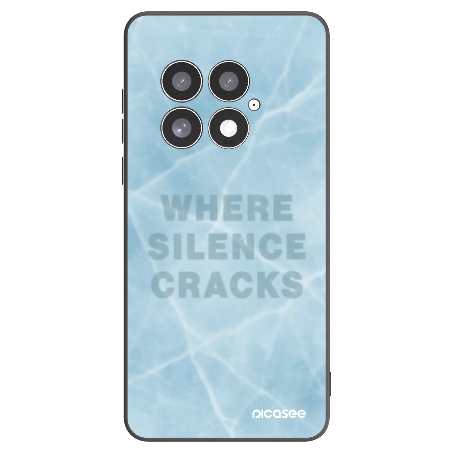 Picasee silikonový černý obal pro OnePlus 13 5G - SILENCE