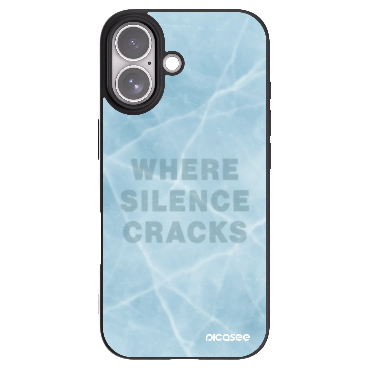 Picasee silikonový černý obal pro Apple iPhone 17 - SILENCE