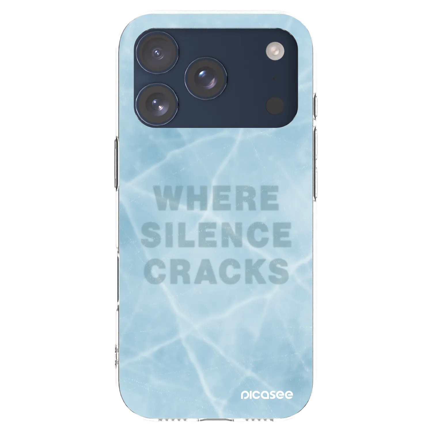 Picasee silikonový průhledný obal pro Apple iPhone 17 Pro - SILENCE