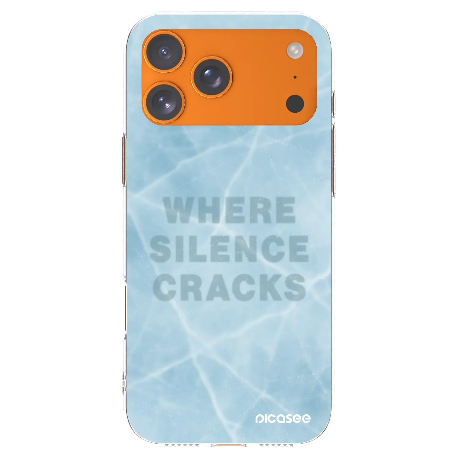 Picasee silikonový průhledný obal pro Apple iPhone 17 Pro Max - SILENCE