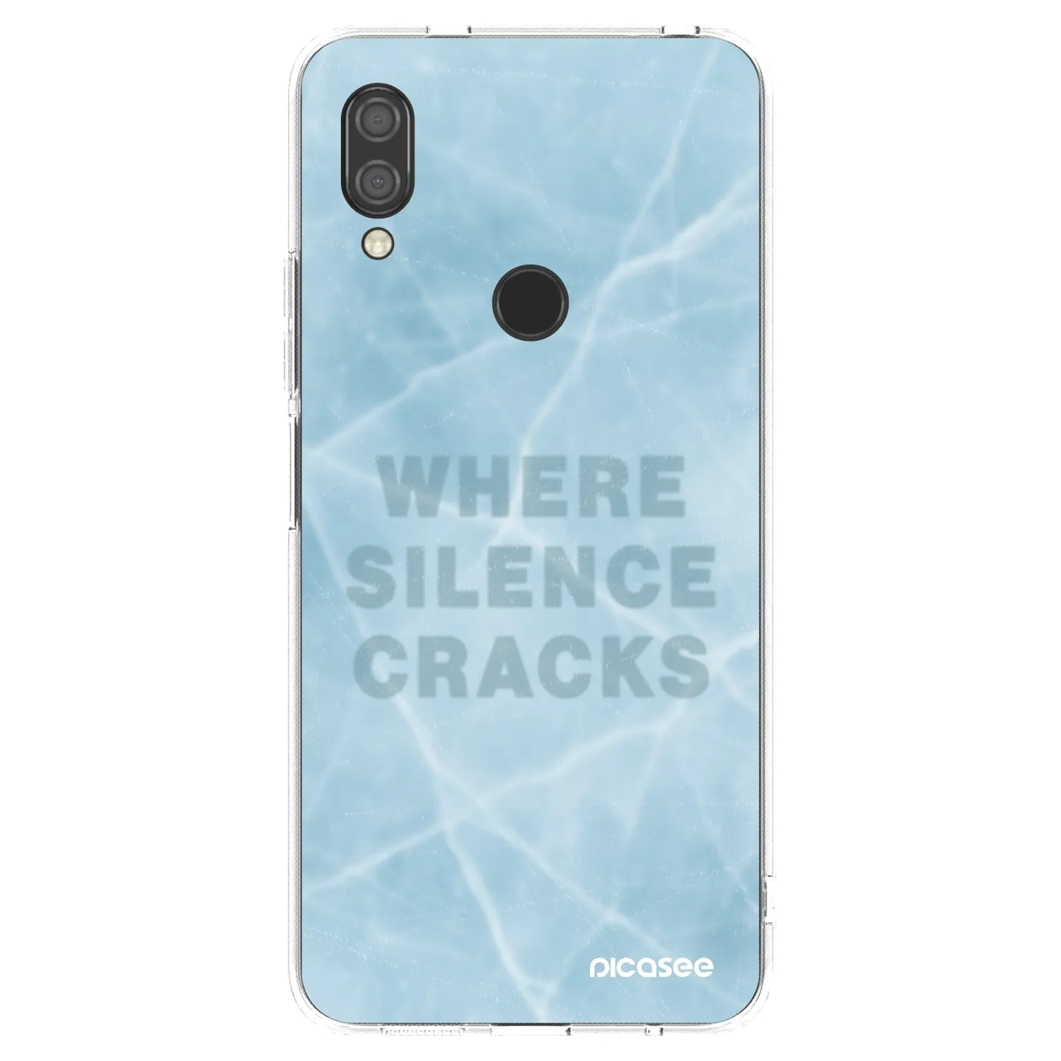 Picasee silikonový průhledný obal pro Xiaomi Redmi 7 - SILENCE
