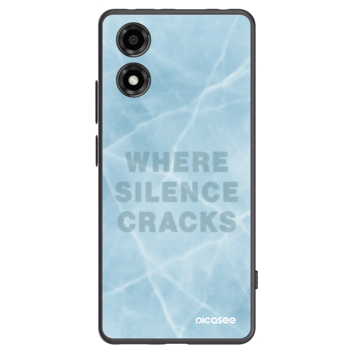 Picasee silikonový černý obal pro Motorola Moto E14 - SILENCE