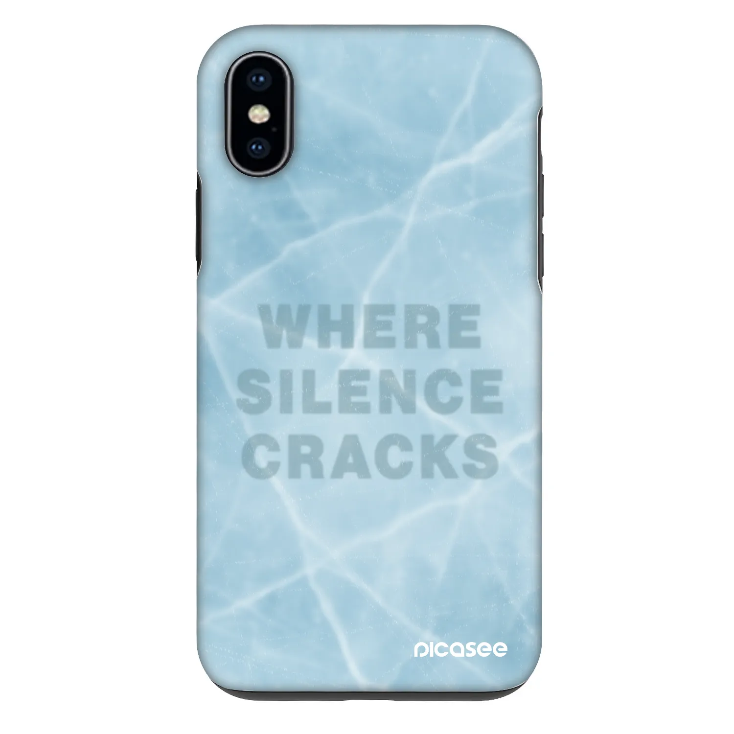 Picasee Fashion Case pro Apple iPhone X/XS - SILENCE