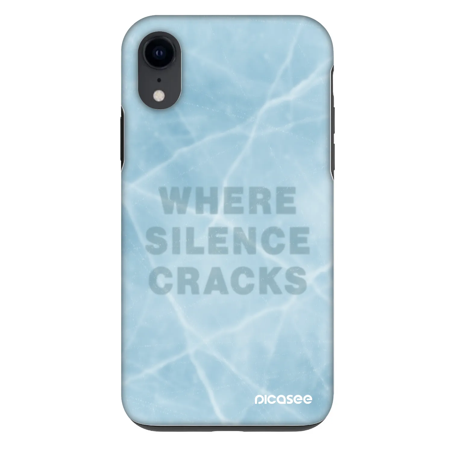Picasee Fashion Case pro Apple iPhone XR - SILENCE