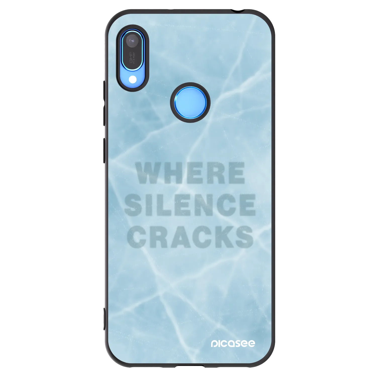 Picasee silikonový černý obal pro Huawei Y6 2019 - SILENCE