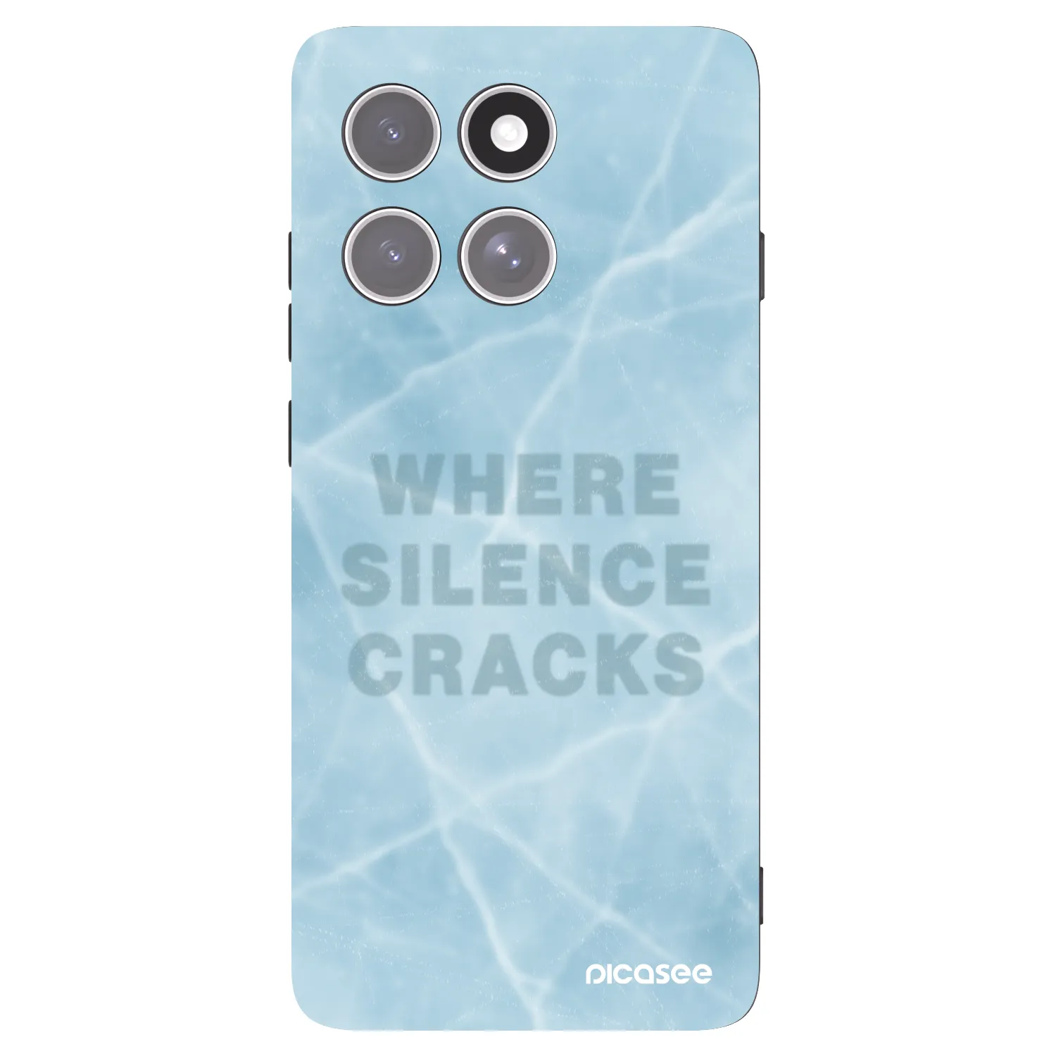 Picasee silikonový černý obal pro Motorola Edge 60 Pro - SILENCE
