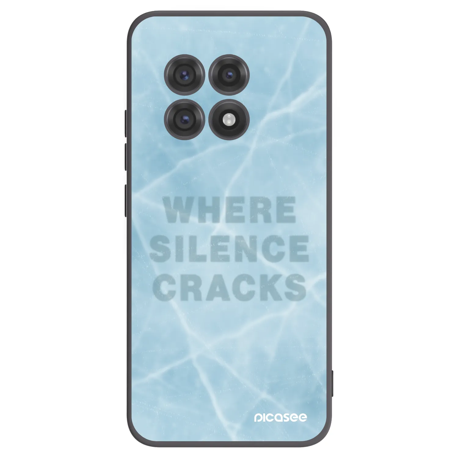 Picasee silikonový černý obal pro OnePlus 13R 5G - SILENCE