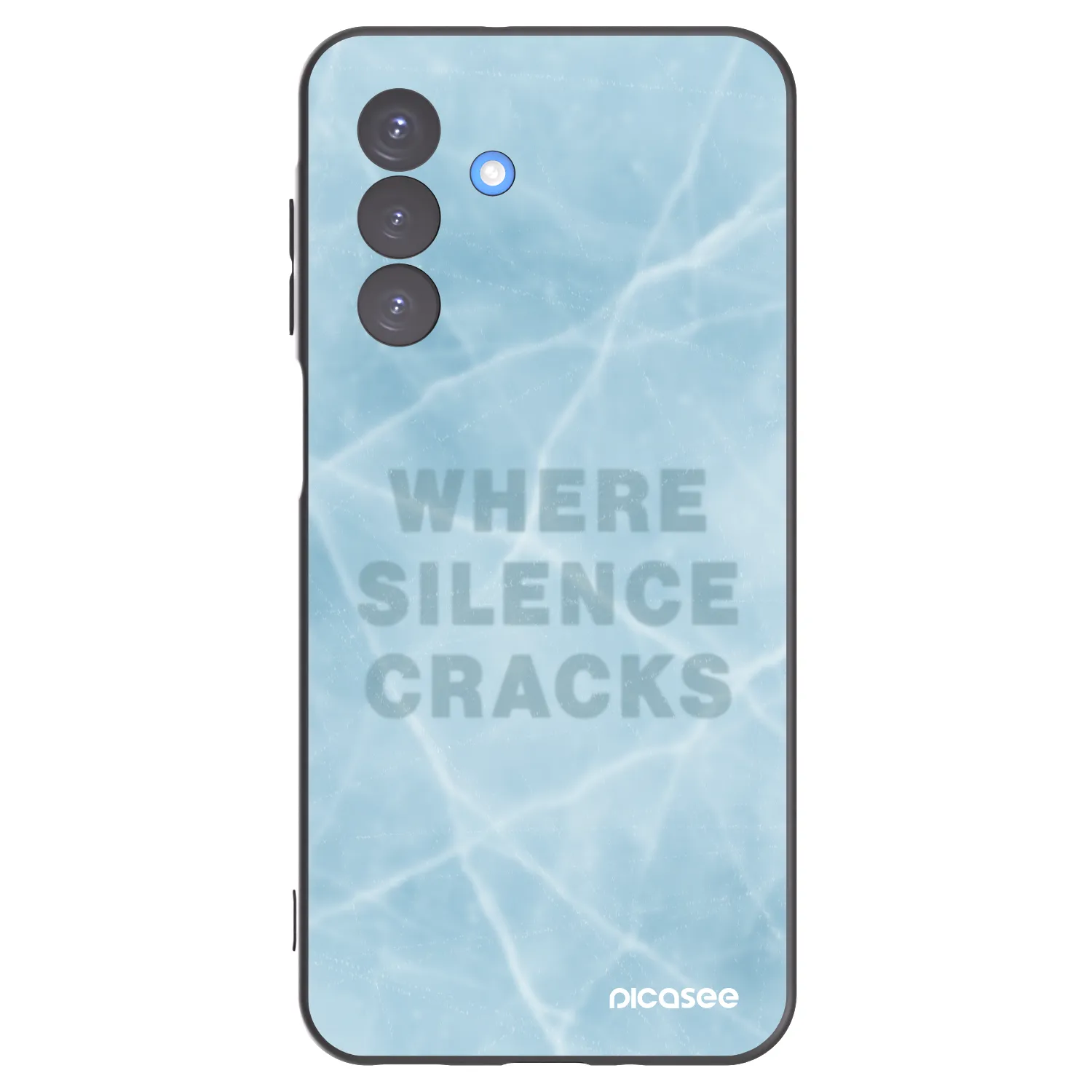 Picasee silikonový černý obal pro Samsung Galaxy A17 5G - SILENCE