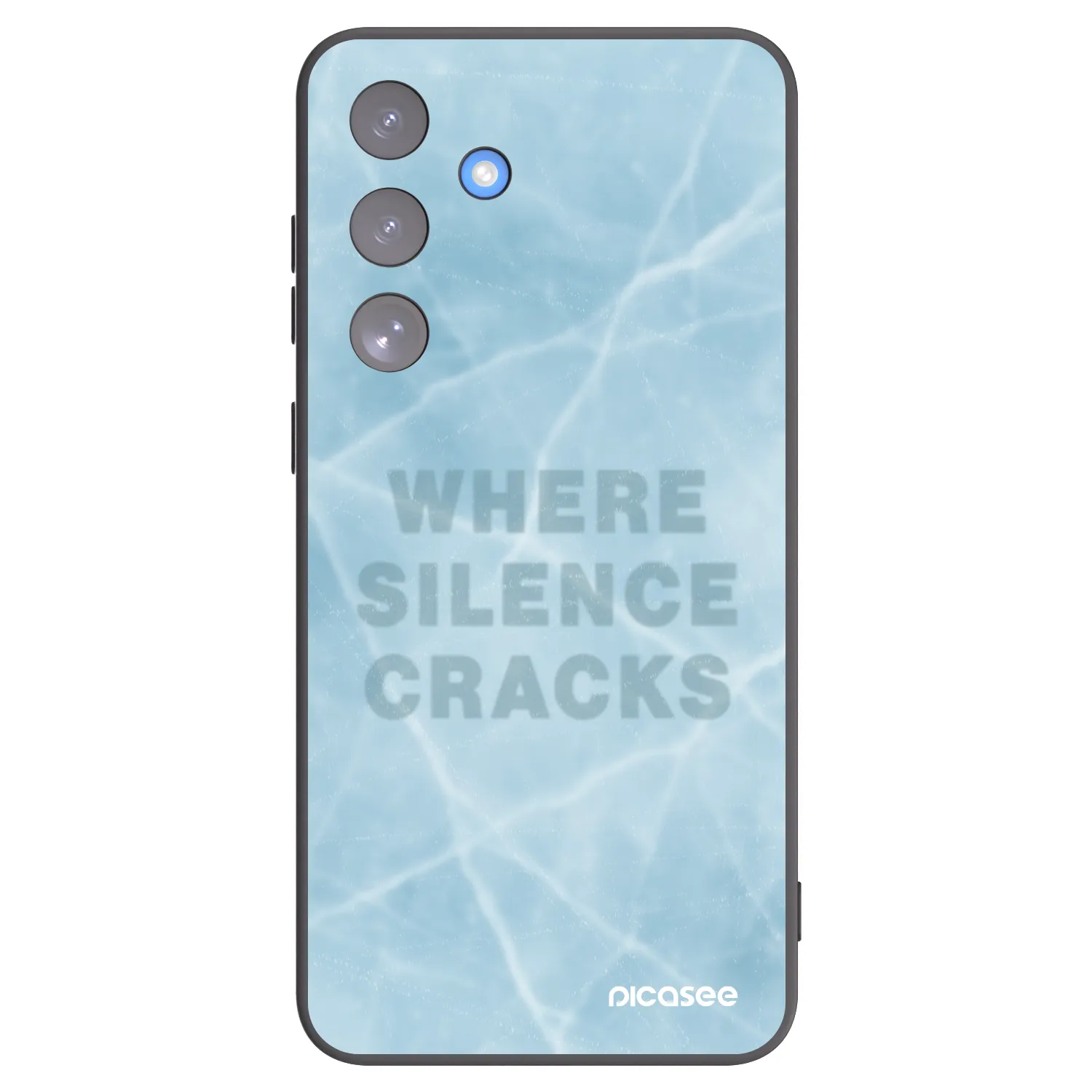 Picasee silikonový černý obal pro Samsung Galaxy S25 FE 5G - SILENCE