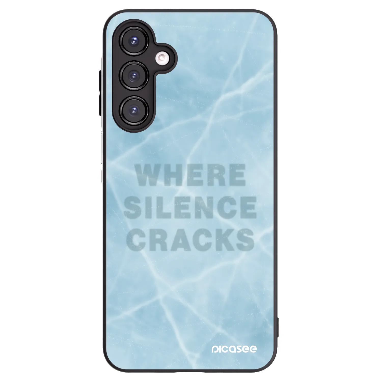 Picasee silikonový černý obal pro Samsung Galaxy A16 4G - SILENCE