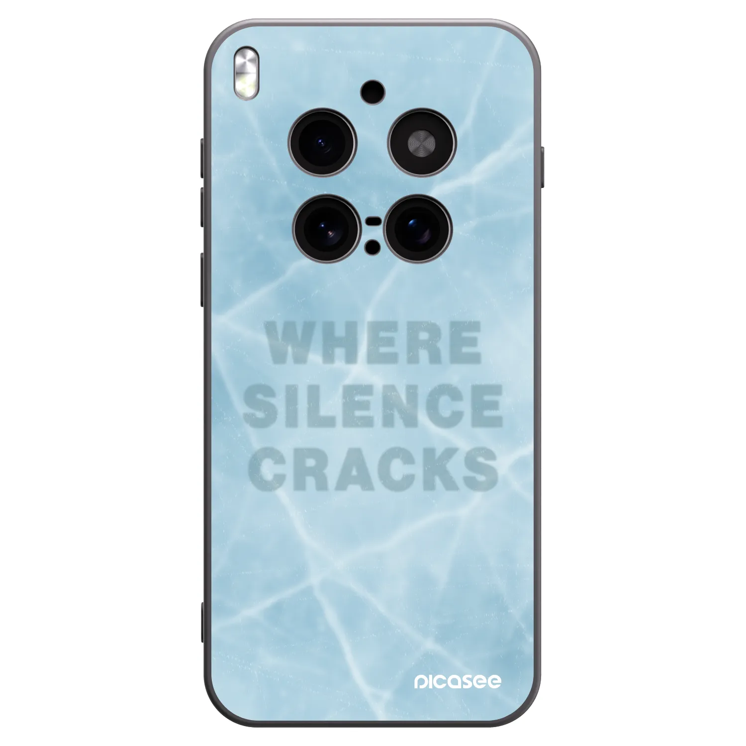 Picasee silikonový černý obal pro Vivo X300 Pro - SILENCE
