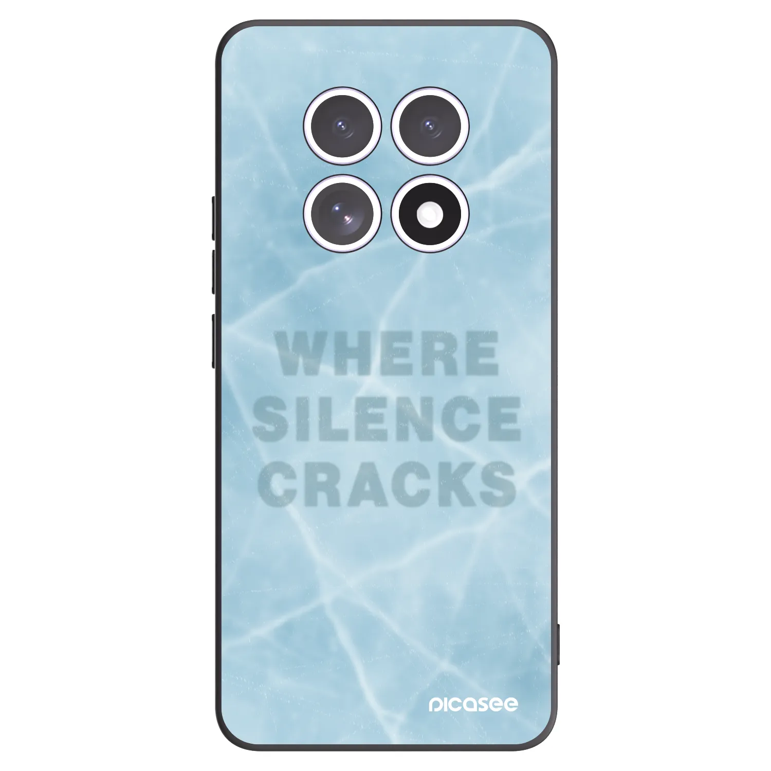 Picasee silikonový černý obal pro Xiaomi Redmi Note 15 5G - SILENCE