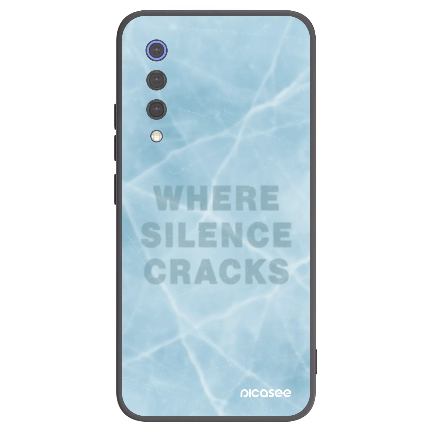 Picasee silikonový černý obal pro Xiaomi Mi 9 SE - SILENCE