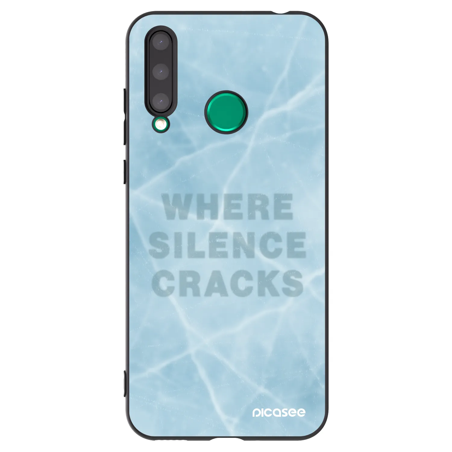 Picasee silikonový černý obal pro Honor 20 Lite - SILENCE