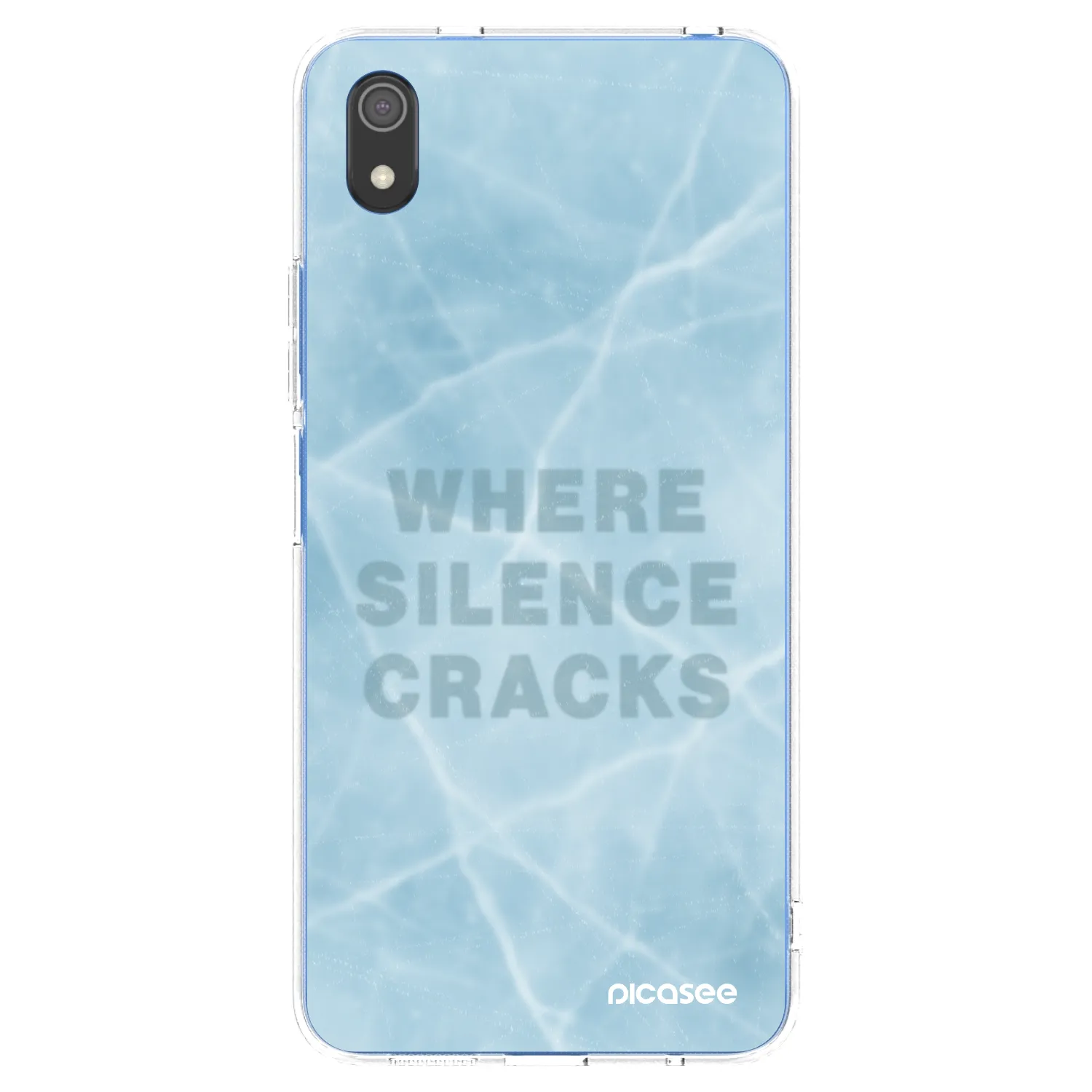 Picasee silikonový průhledný obal pro Xiaomi Redmi 7A - SILENCE