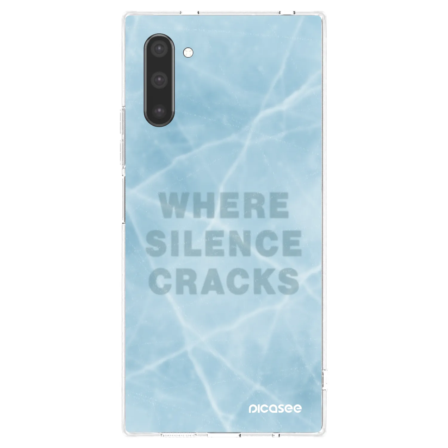 Picasee silikonový průhledný obal pro Samsung Galaxy Note 10 N970F - SILENCE