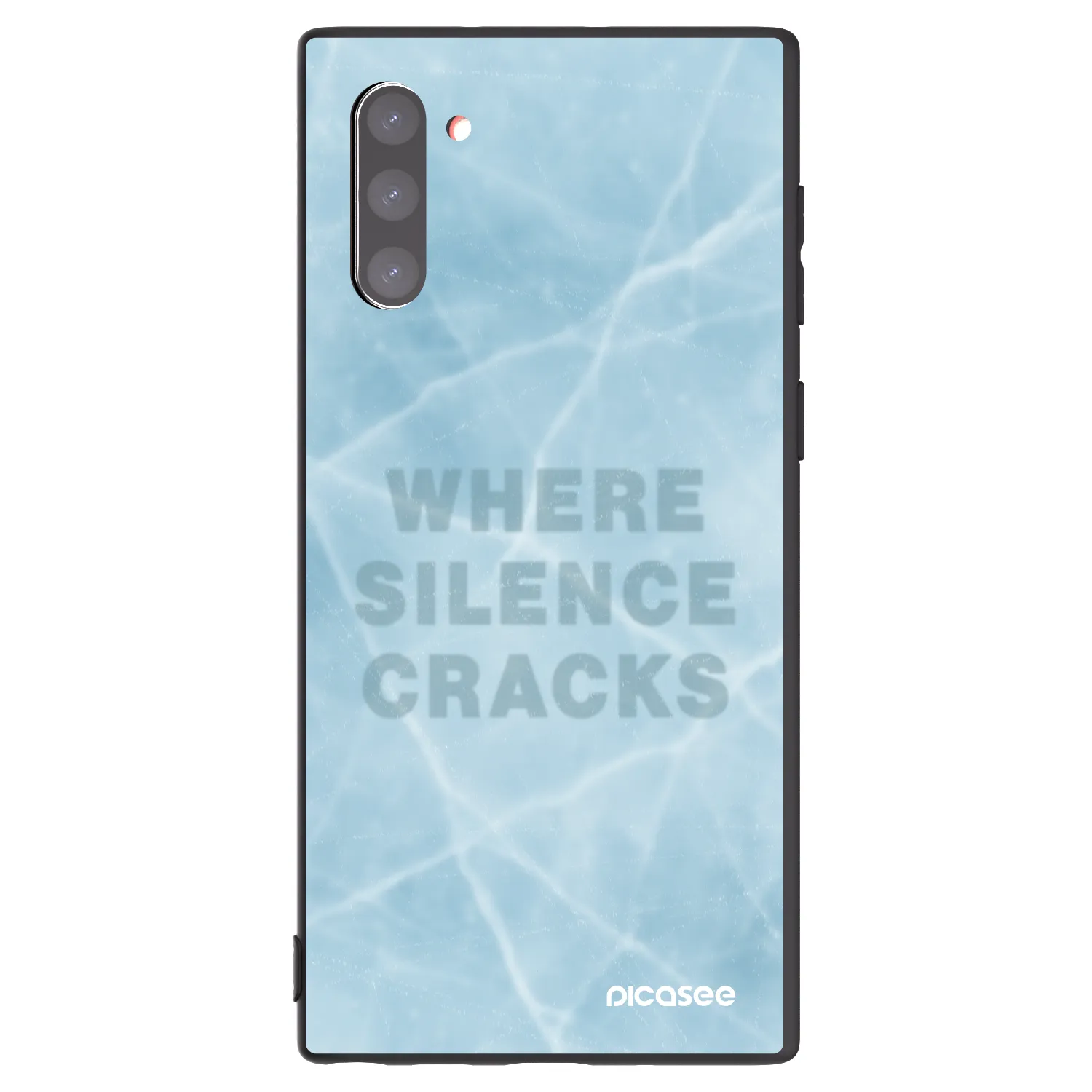 Picasee silikonový černý obal pro Samsung Galaxy Note 10 N970F - SILENCE
