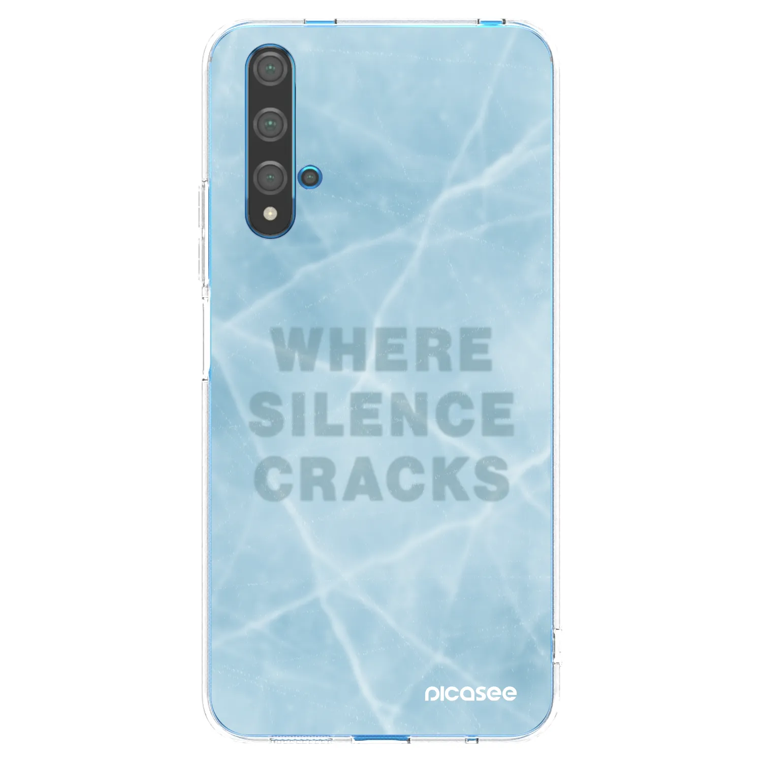 Picasee silikonový průhledný obal pro Huawei Nova 5T - SILENCE