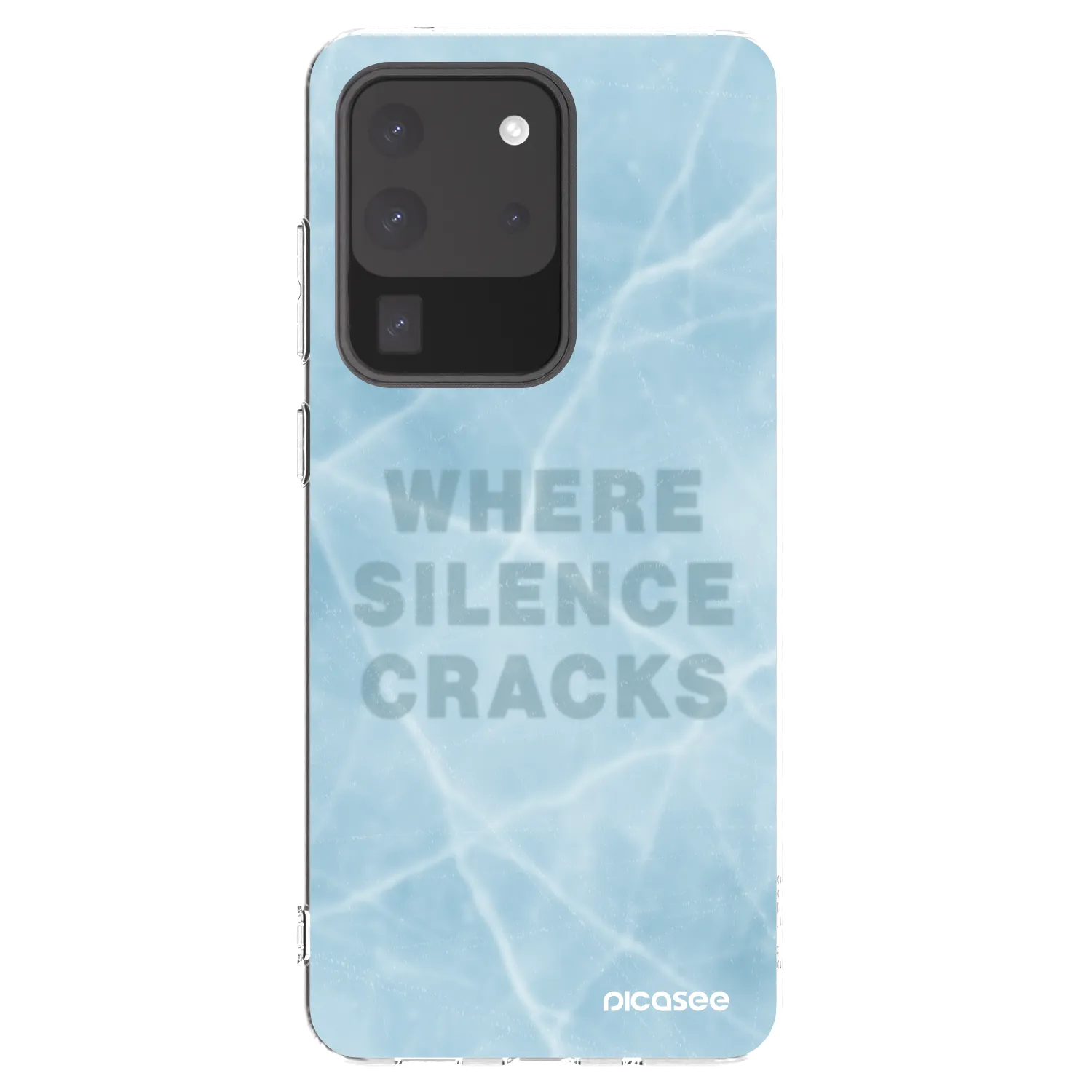 Picasee silikonový průhledný obal pro Samsung Galaxy S20 Ultra 5G G988F - SILENCE