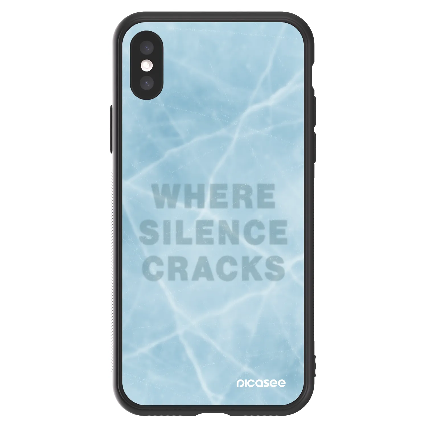 Picasee ULTIMATE CASE pro Apple iPhone X/XS - SILENCE