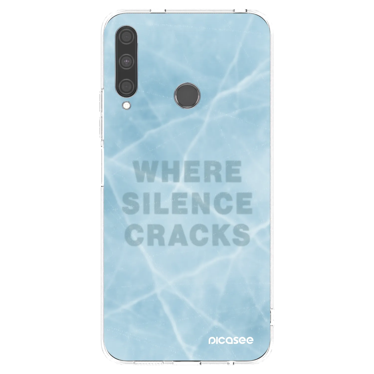 Picasee silikonový průhledný obal pro Huawei P40 Lite E - SILENCE