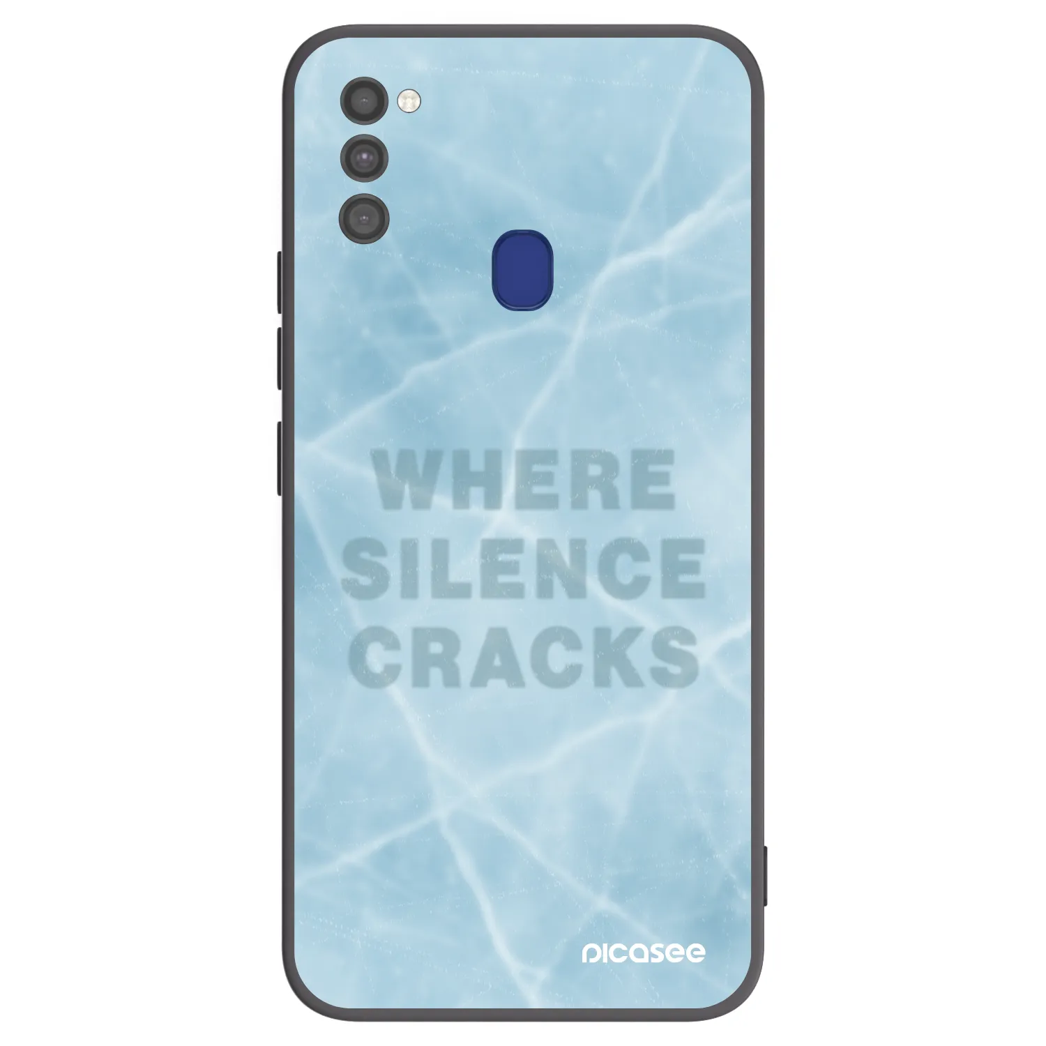 Picasee silikonový černý obal pro Samsung Galaxy M21 M215F - SILENCE