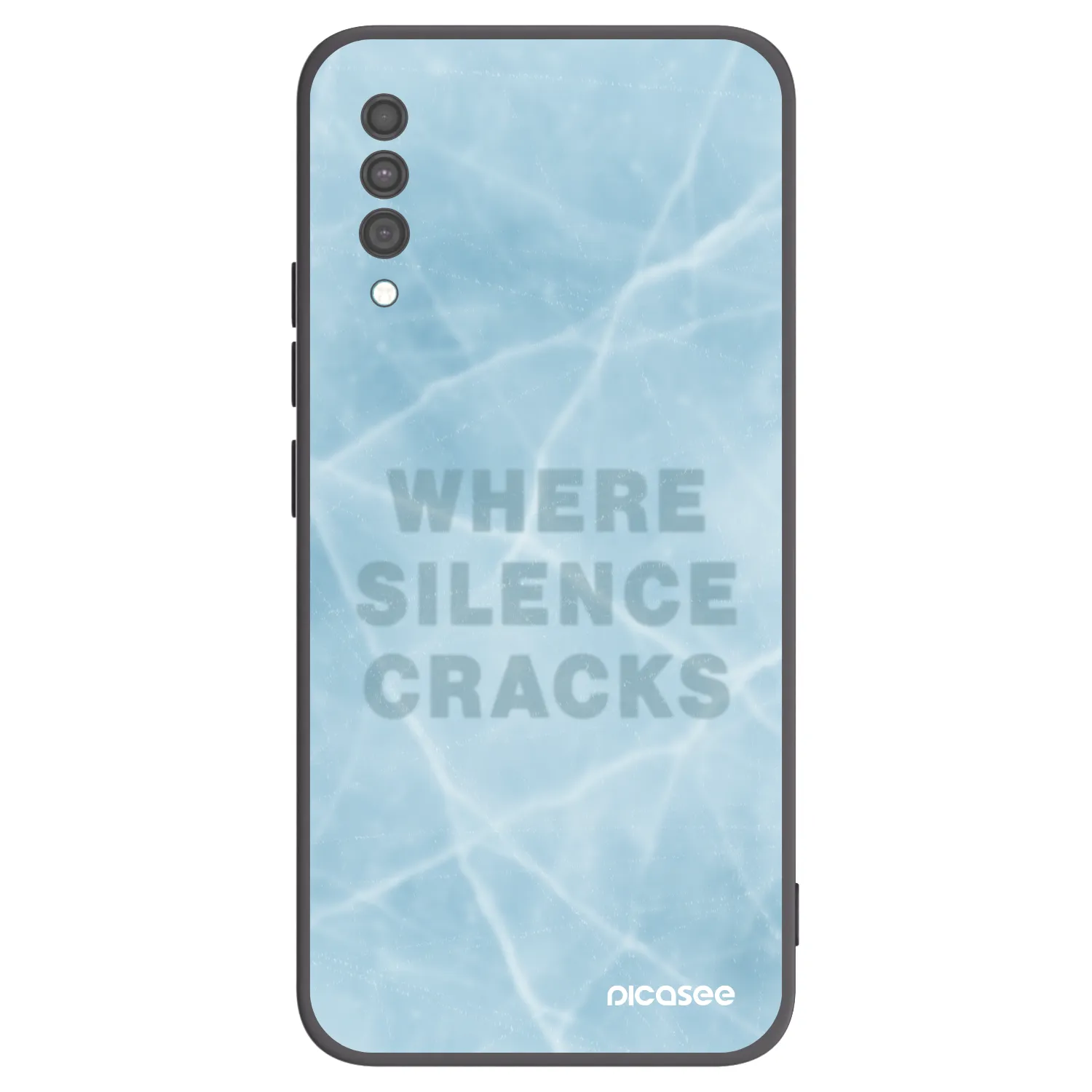 Picasee silikonový černý obal pro Samsung Galaxy A30s A307F - SILENCE