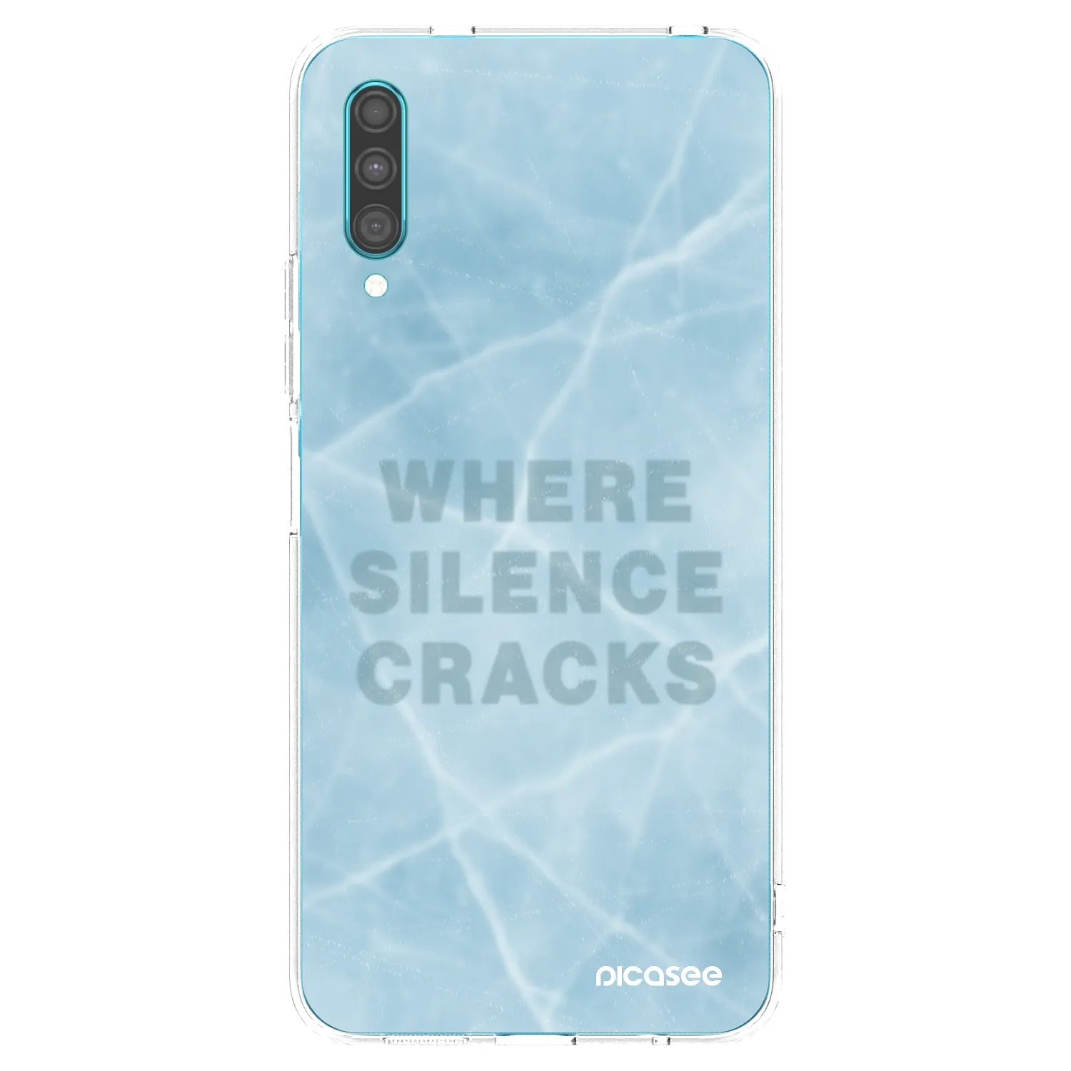 Picasee silikonový průhledný obal pro Samsung Galaxy A30s A307F - SILENCE