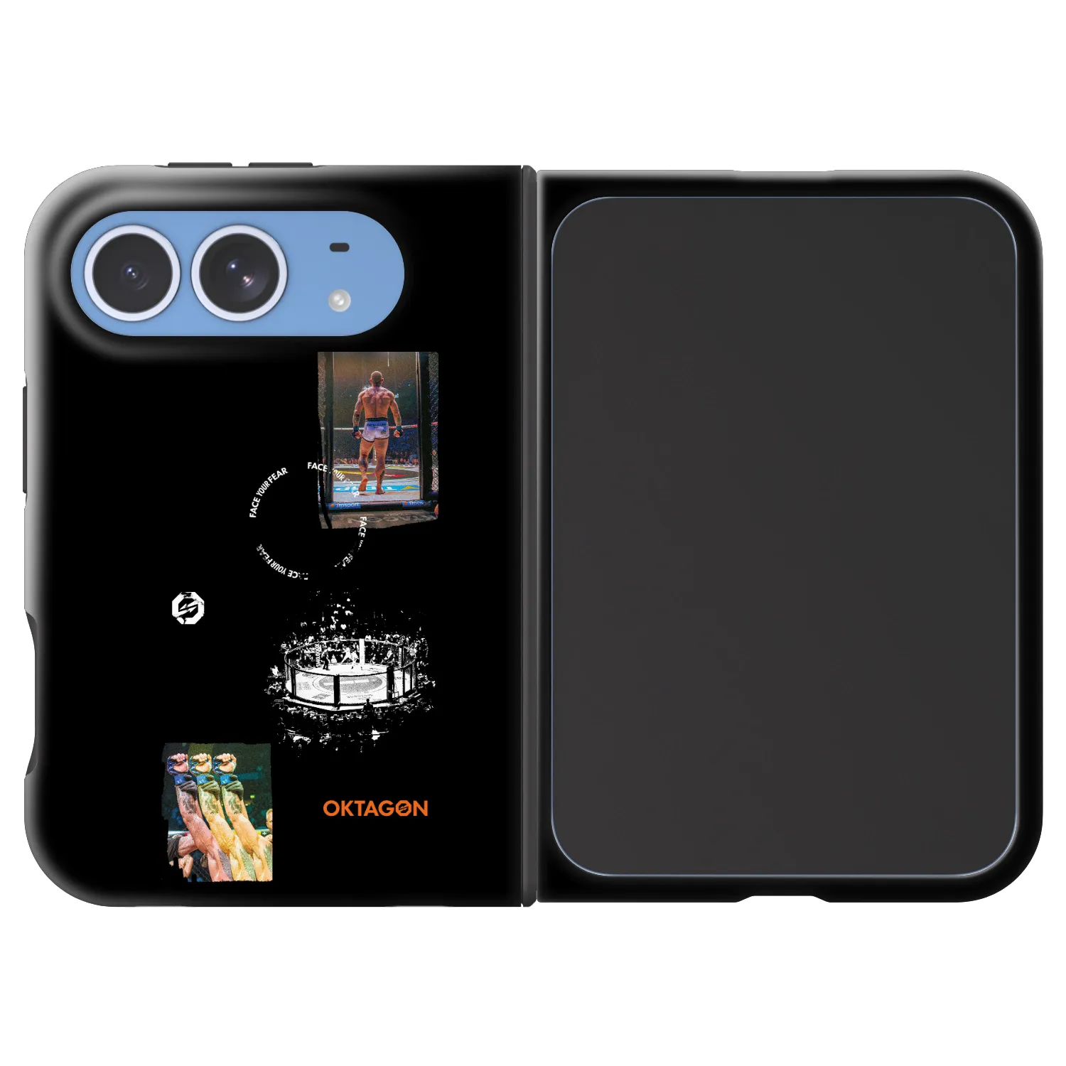 Picasee Fashion Case MagSafe Apple iPhone Duo - OKTAGON - Cage Snapshot