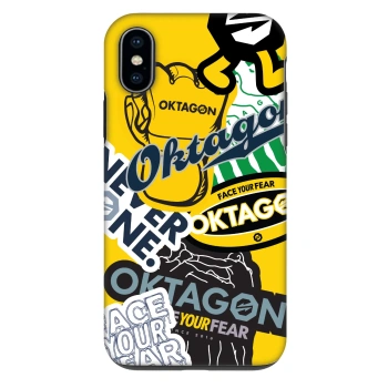 Obal pro Apple iPhone X/XS - OKTAGON - Logo Archive