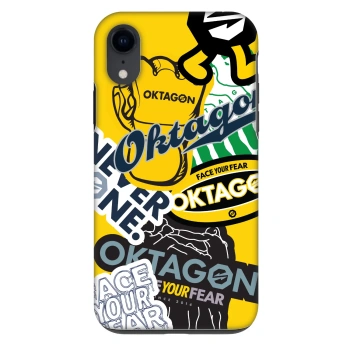 Obal pro Apple iPhone XR - OKTAGON - Logo Archive