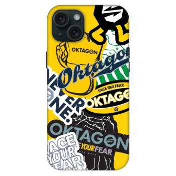 Obal pro Apple iPhone 15 Plus - OKTAGON - Logo Archive
