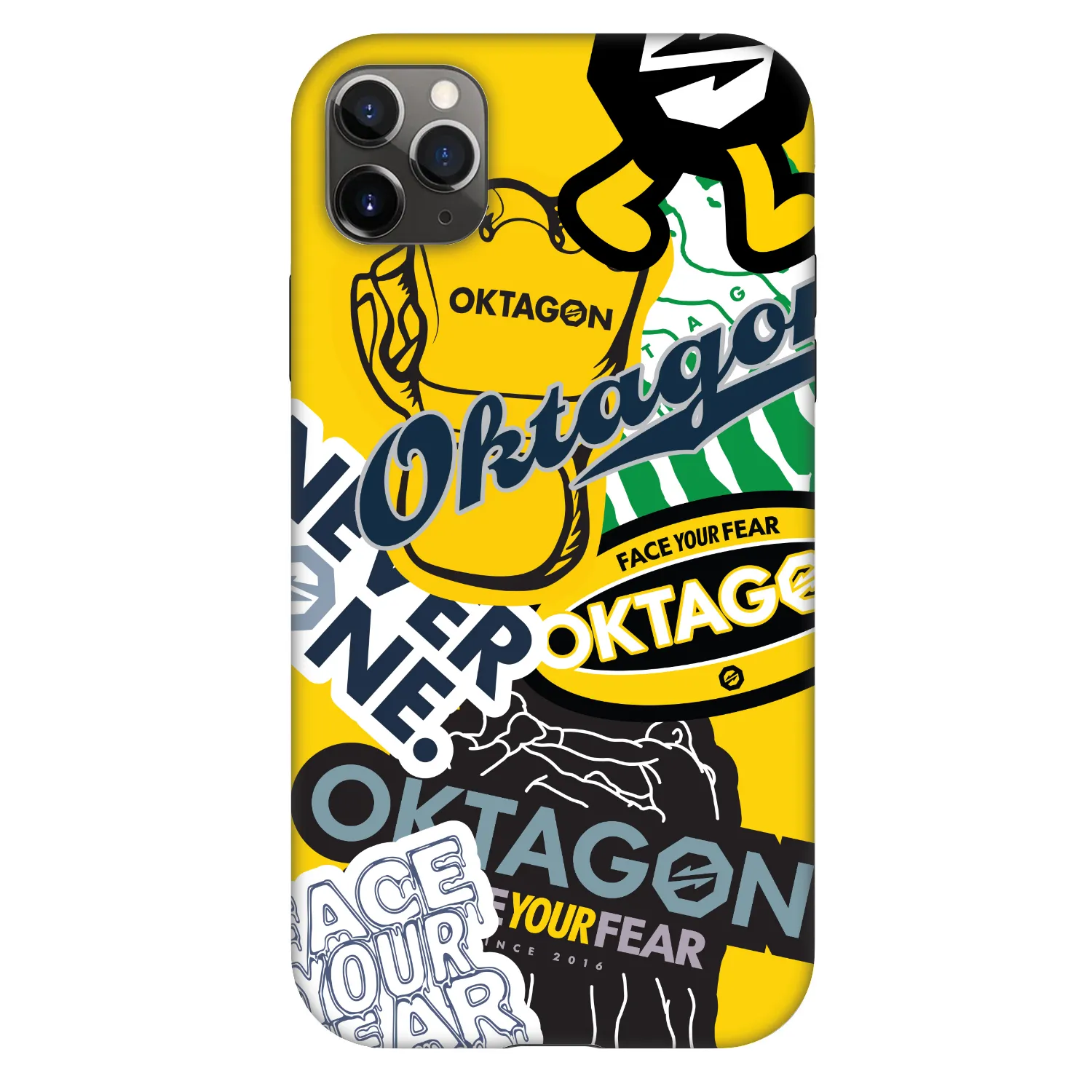 Picasee Fashion Case pro Apple iPhone 11 Pro Max - OKTAGON - Logo Archive