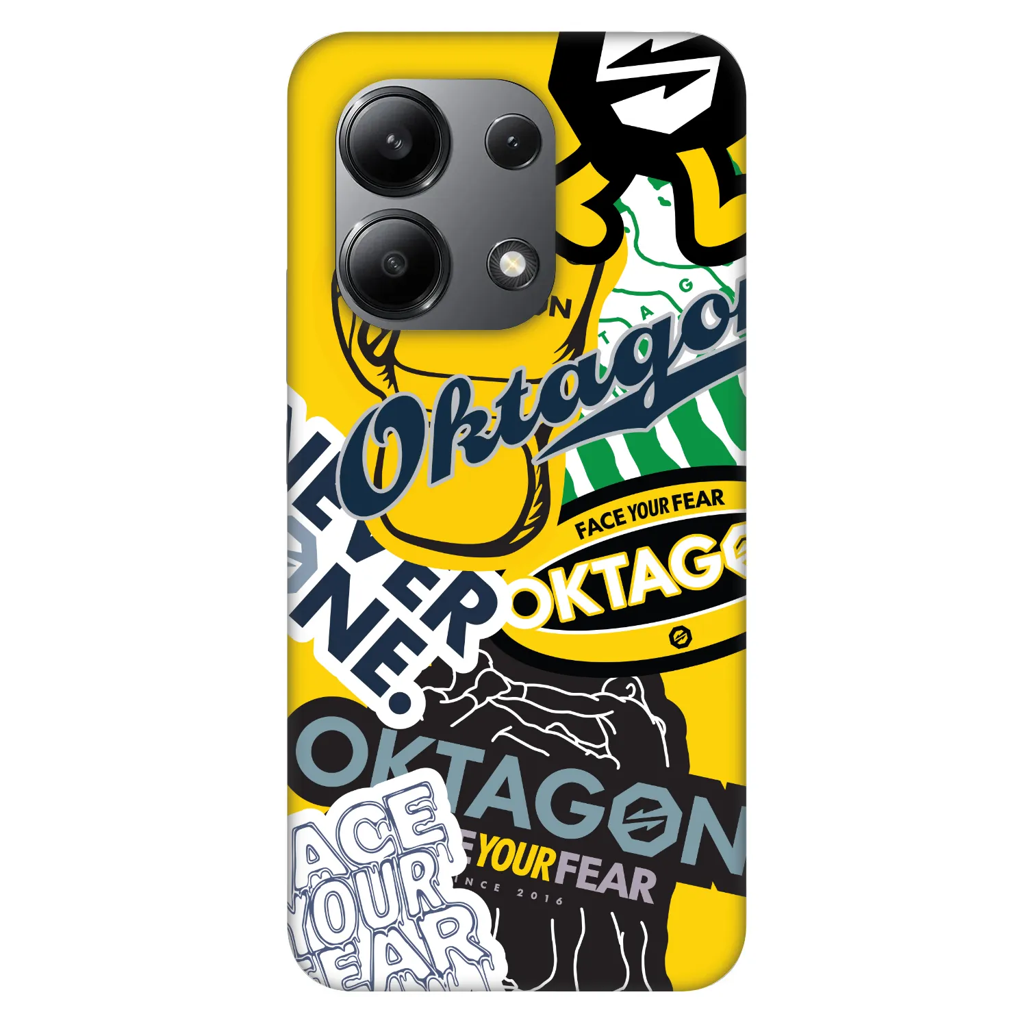 Picasee Fashion Case pro Xiaomi Redmi Note 13 4G - OKTAGON - Logo Archive