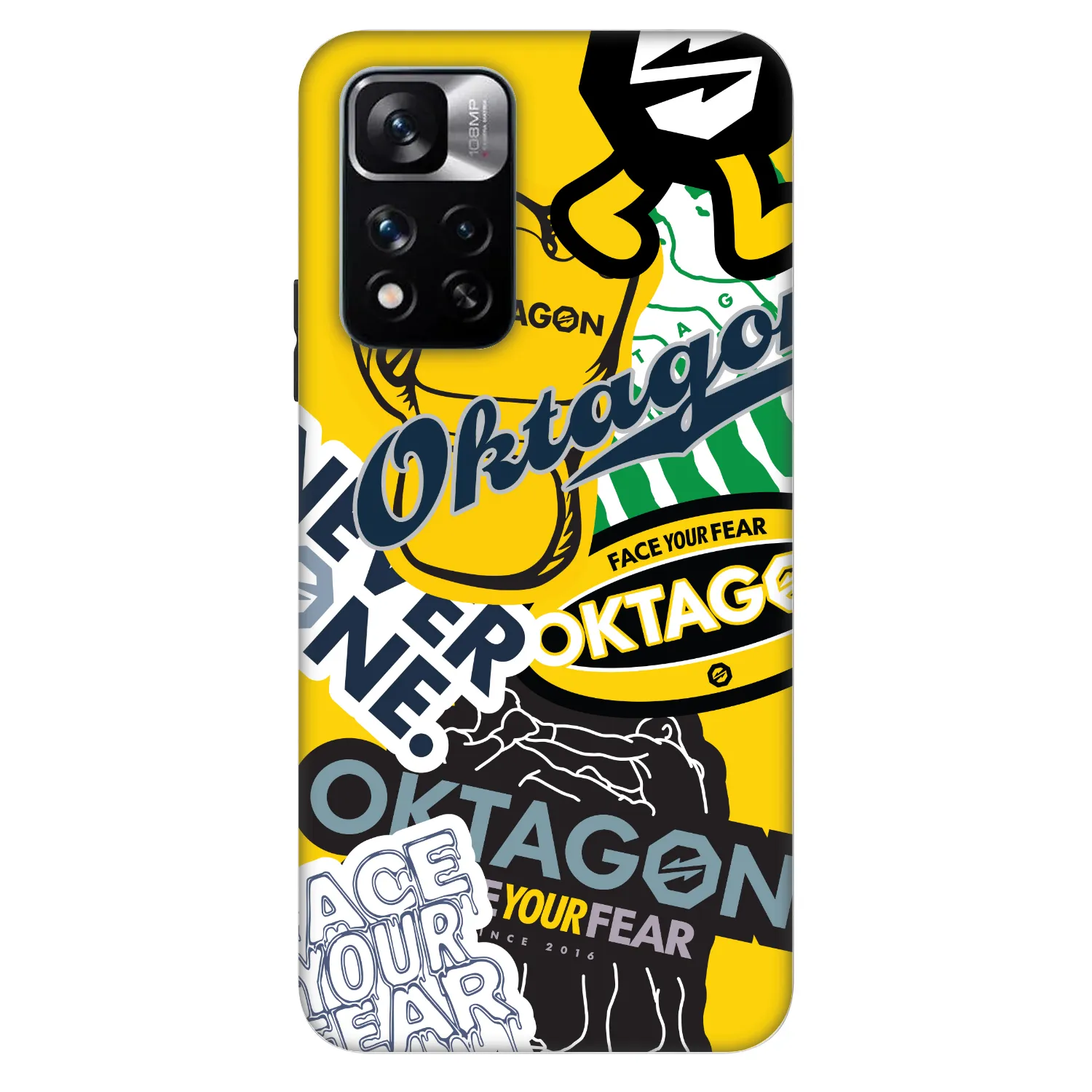 Picasee Fashion Case pro Xiaomi Redmi Note 11 Pro - OKTAGON - Logo Archive