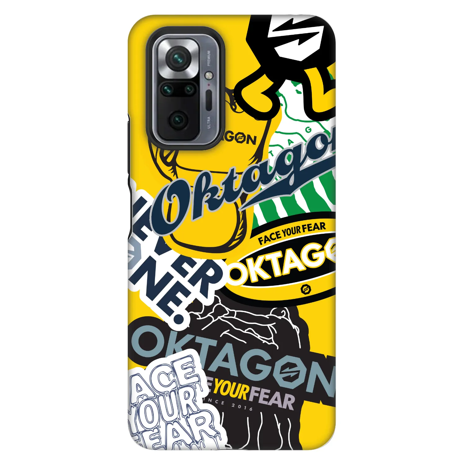 Picasee Fashion Case pro Xiaomi Redmi Note 10 Pro - OKTAGON - Logo Archive