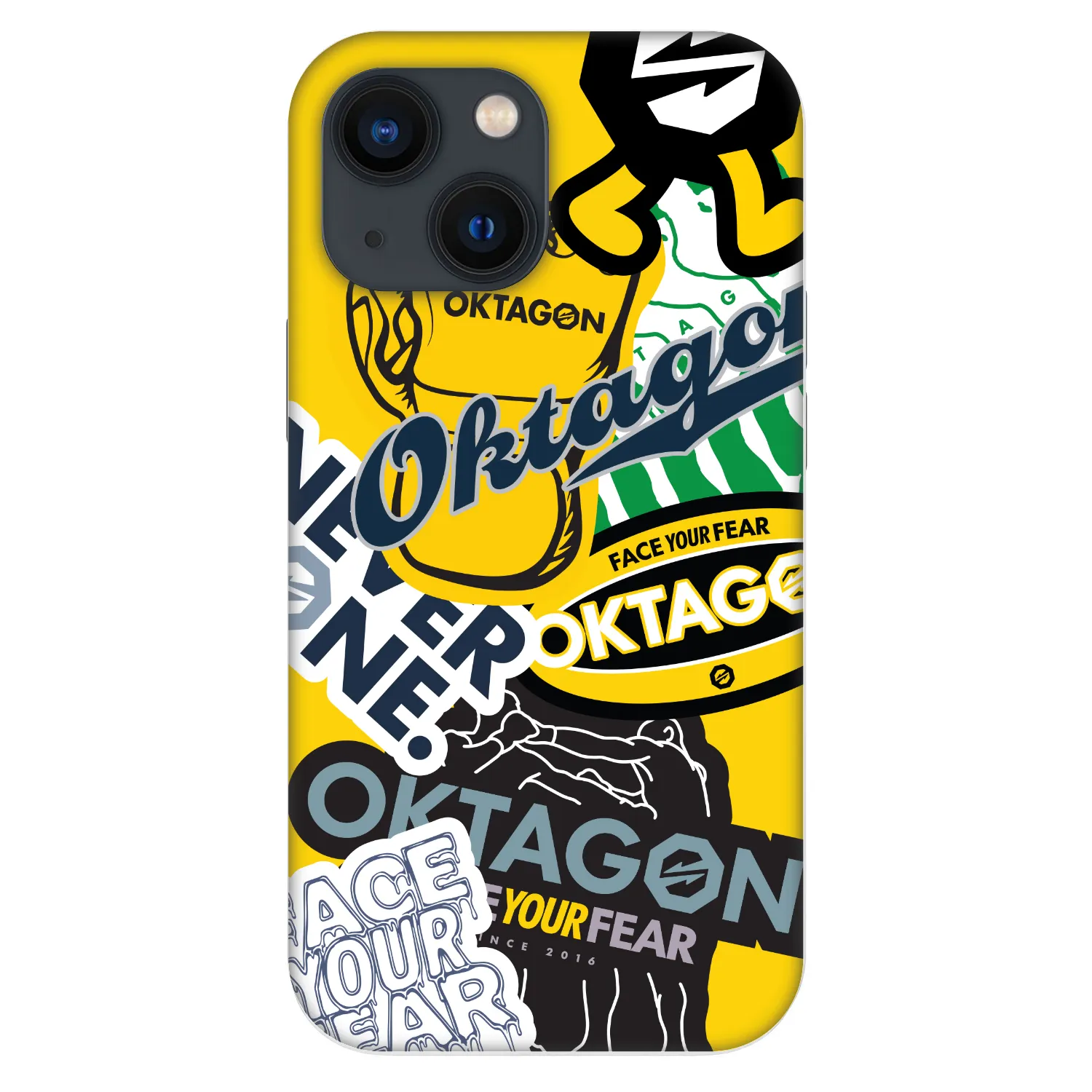 Picasee Fashion Case pro Apple iPhone 13 mini - OKTAGON - Logo Archive