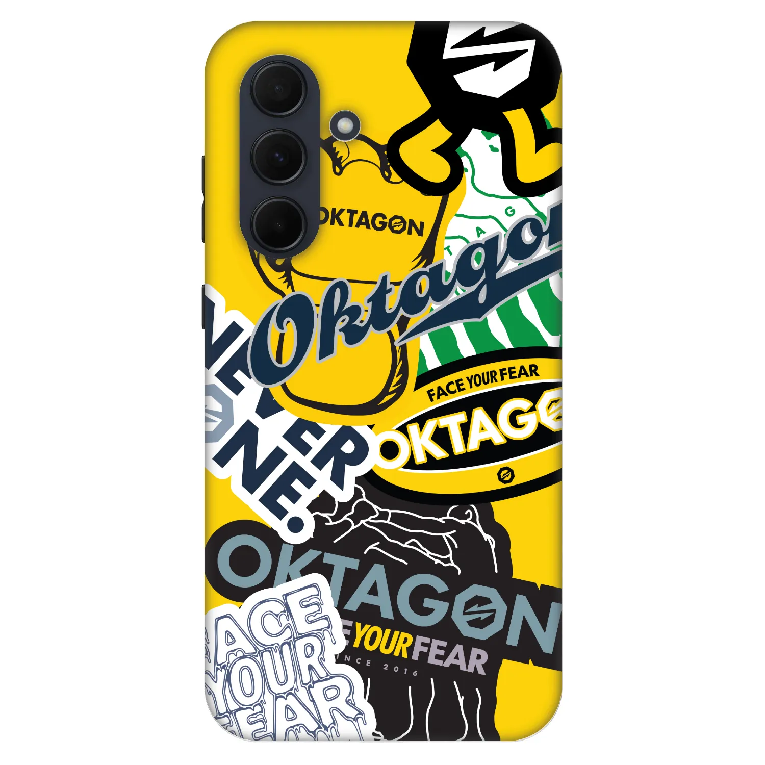 Picasee Fashion Case pro Samsung Galaxy A35 5G A356B - OKTAGON - Logo Archive