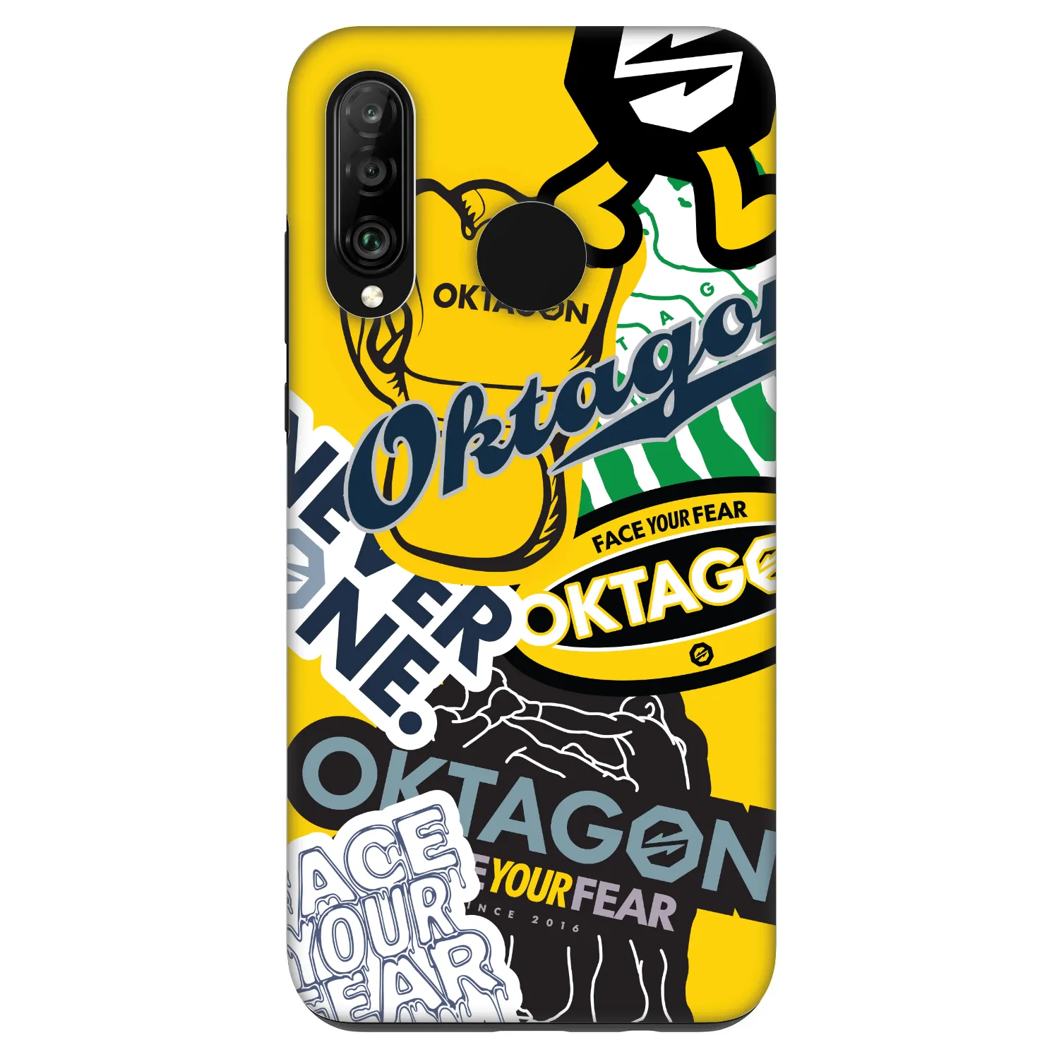 Picasee Fashion Case pro Huawei P30 Lite - OKTAGON - Logo Archive