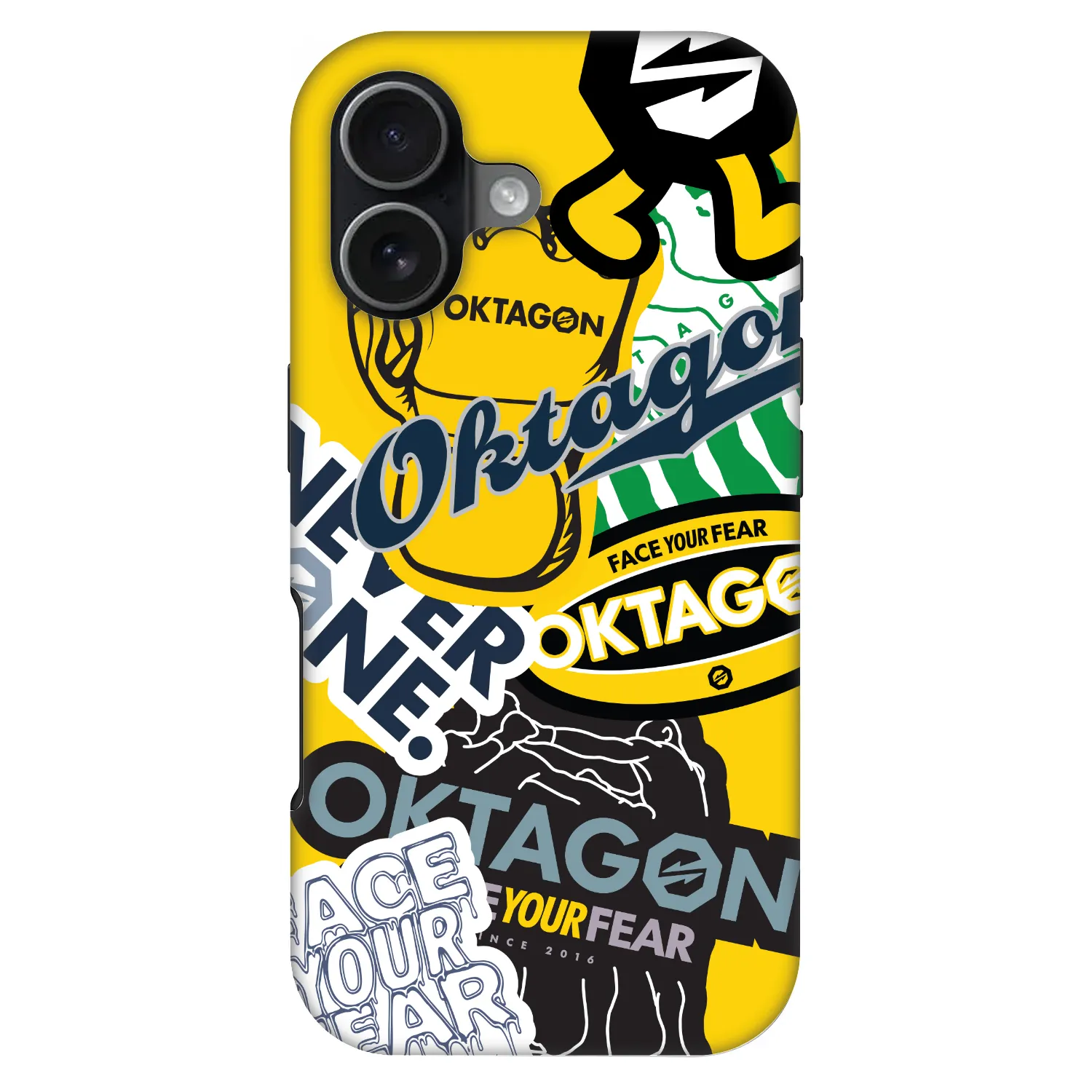 Picasee Fashion Case MagSafe Apple iPhone 17 - OKTAGON - Logo Archive