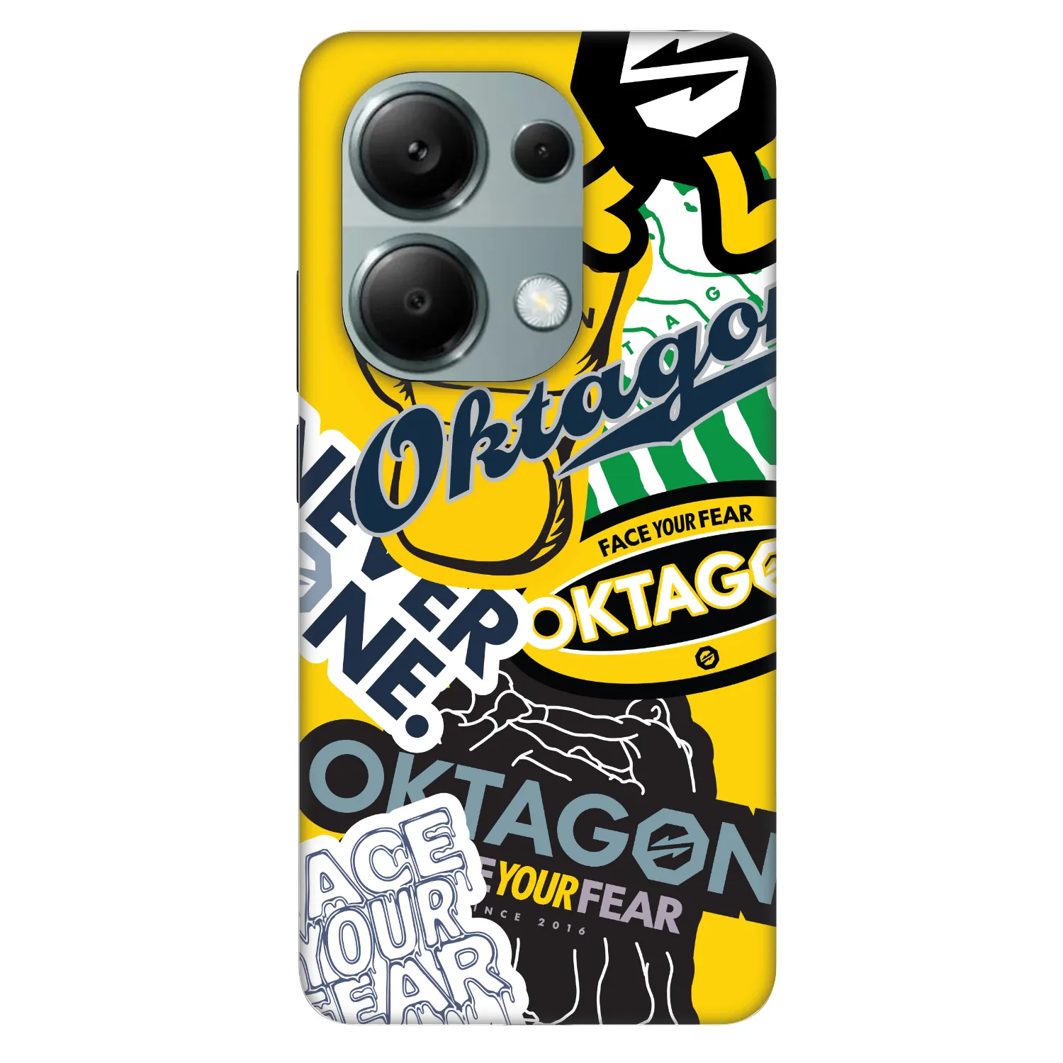 Picasee Fashion Case pro Xiaomi Redmi Note 13 Pro 4G - OKTAGON - Logo Archive