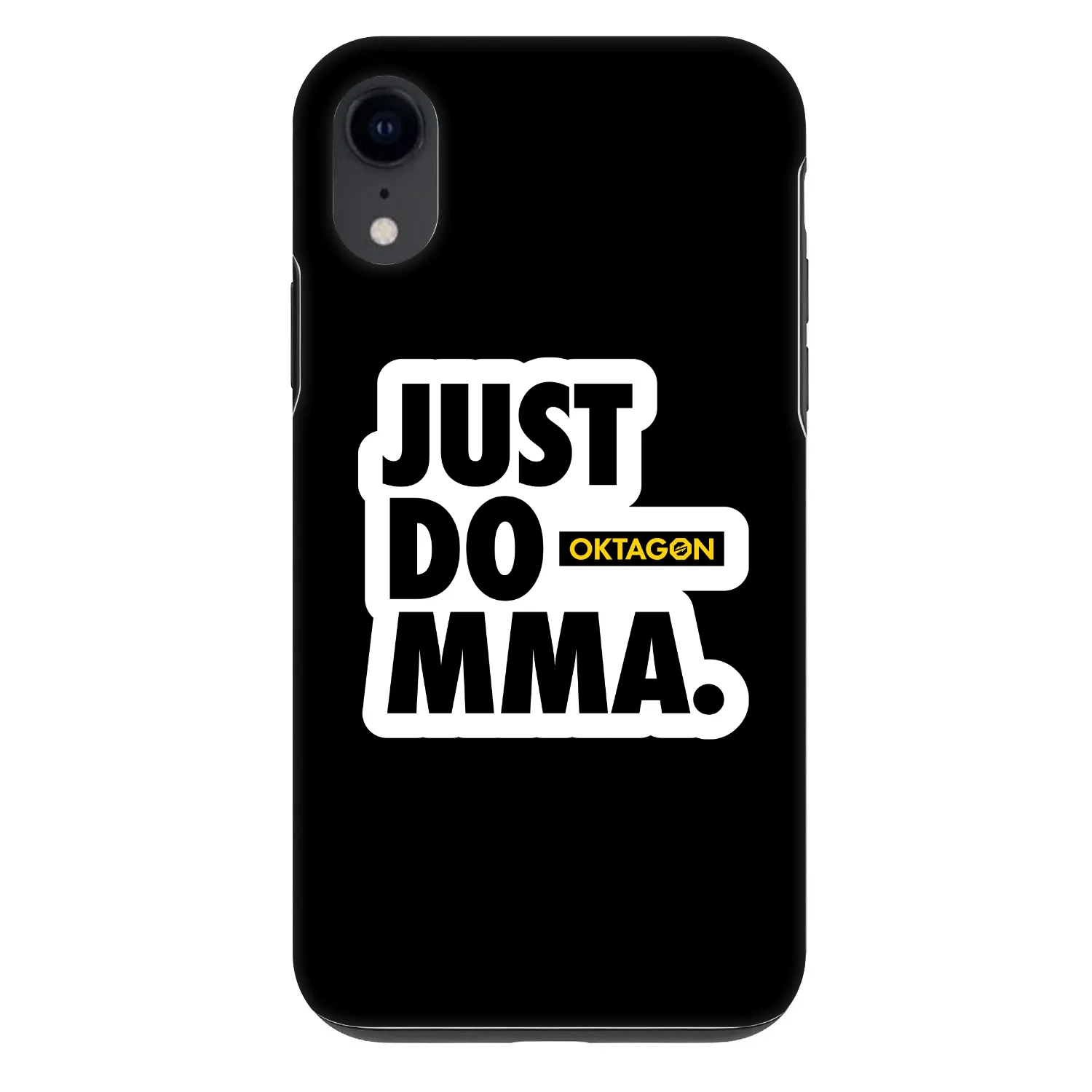 Picasee Fashion Case pro Apple iPhone XR - OKTAGON - Just Do MMA