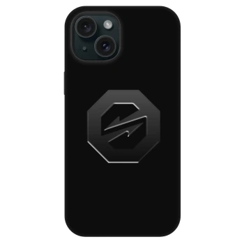 Obal pro Apple iPhone 15 - OKTAGON - Stealth Logo