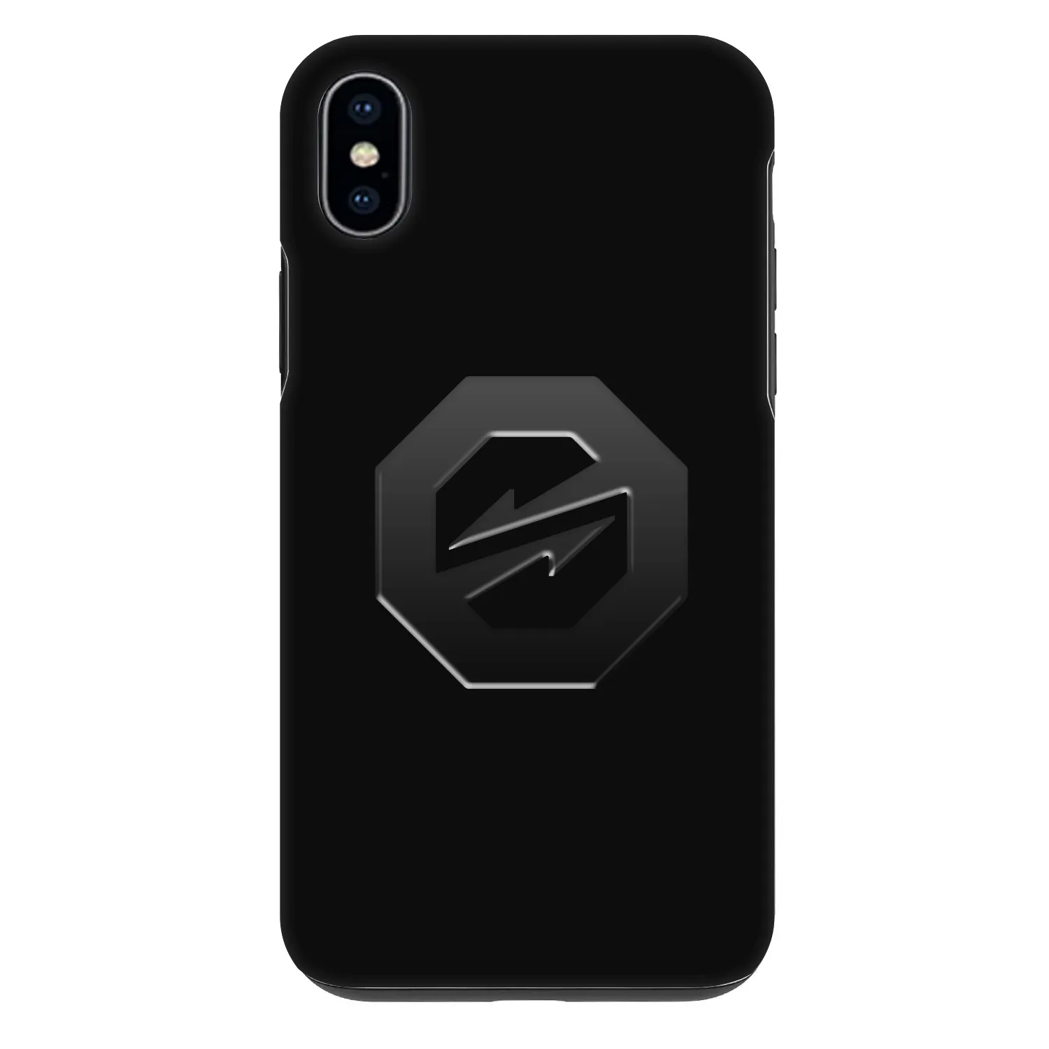 Picasee Fashion Case pro Apple iPhone XS Max - OKTAGON - Stealth Logo