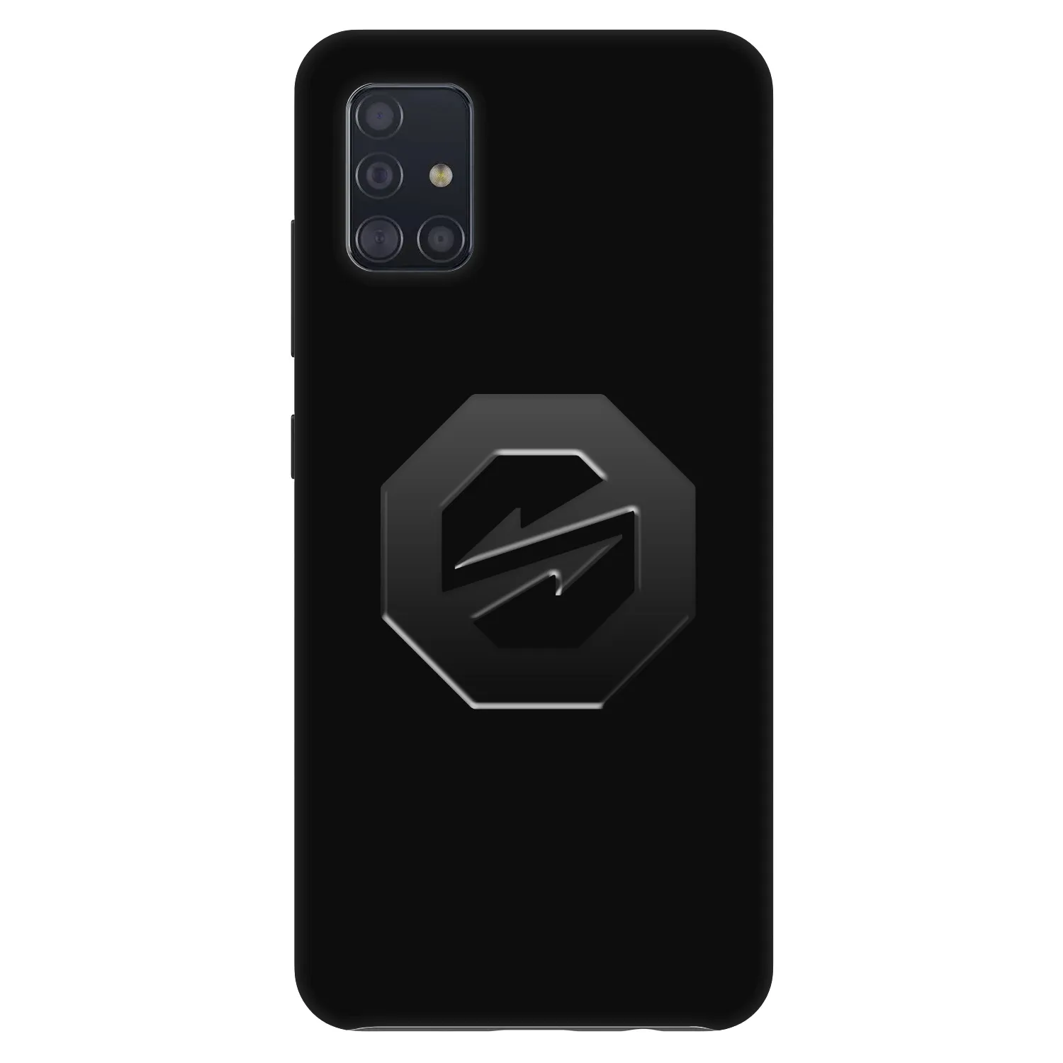 Picasee Fashion Case pro Samsung Galaxy A51 A515F - OKTAGON - Stealth Logo
