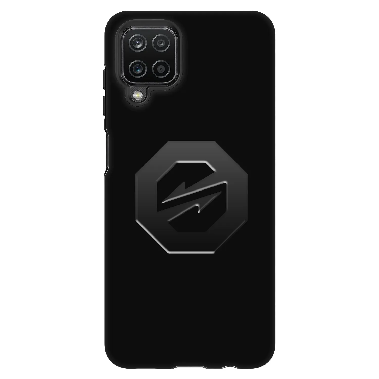 Picasee Fashion Case pro Samsung Galaxy A12 A125F - OKTAGON - Stealth Logo