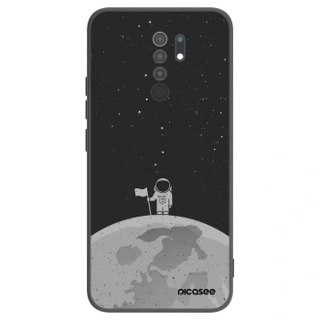 Picasee silikonový černý obal pro Xiaomi Redmi 9 - Astronaut